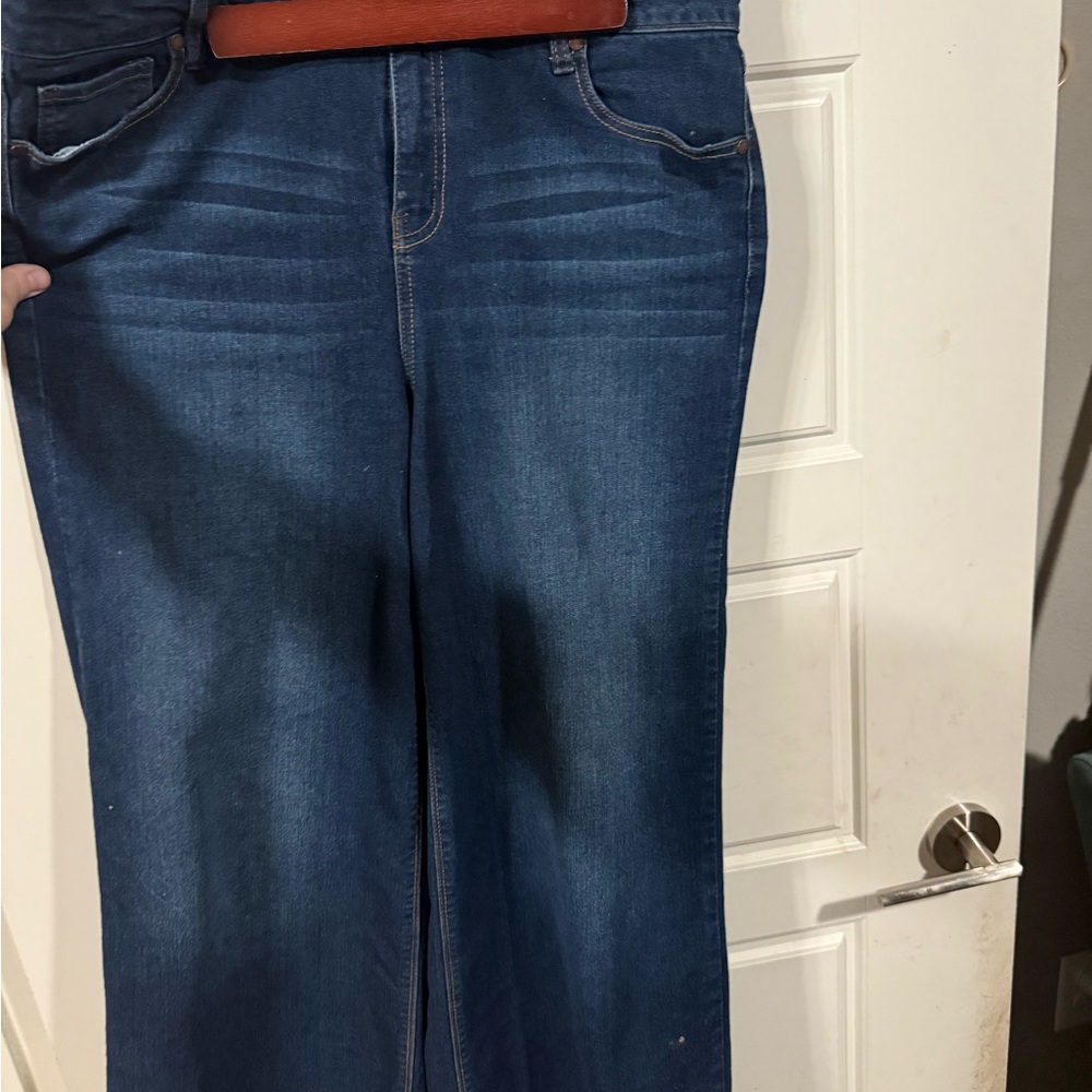 1822 Denim Dark Blue Women's Jeans - Picture 2 of 7